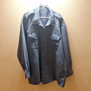 Men's Classic French Blue Uniform Shirt